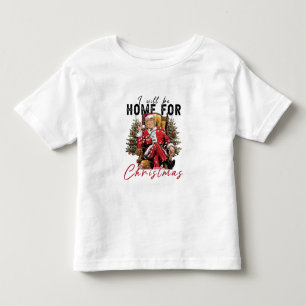Camiseta De Bebé Estaré en casa para la Navidad Día de la Inaugurac