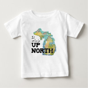 Camiseta De Bebé Estaría bastante encima de Michigan del norte