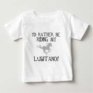 Camiseta De Bebé Estaría montando bastante mi Lusitano