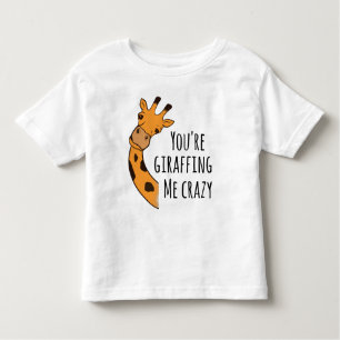 Camiseta De Bebé Estás girafando loco