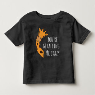 Camiseta De Bebé Estás girafando loco