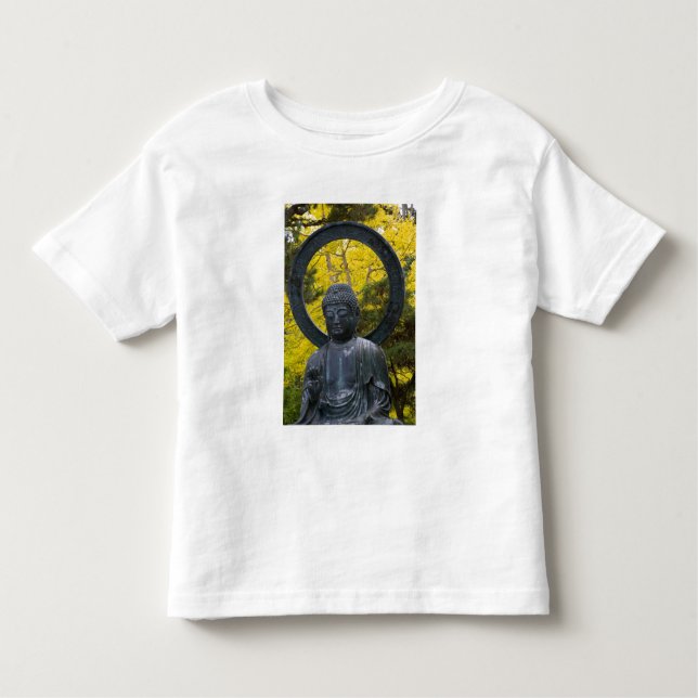 Camiseta De Bebé Estatua de Budda en los jardines dorados japoneses (Anverso)