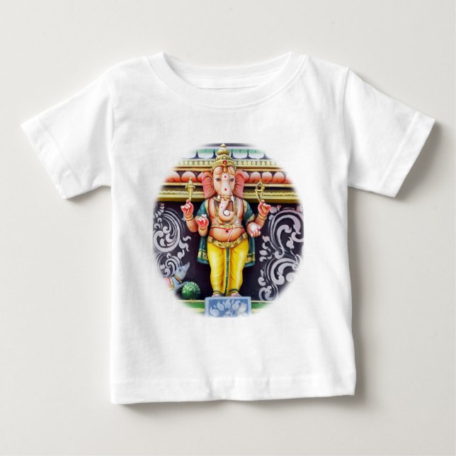 Camiseta De Bebé Estatua de Dios de Ganesha (Anverso)