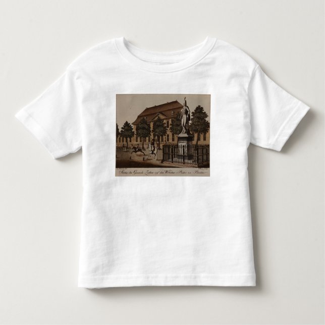 Camiseta De Bebé Estatua de general von Ziethen en Wilhelm Platz (Anverso)