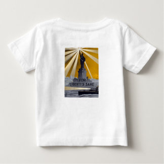 Camiseta De Bebé Estatua de la Antorcha de la Libertad y la Marina 