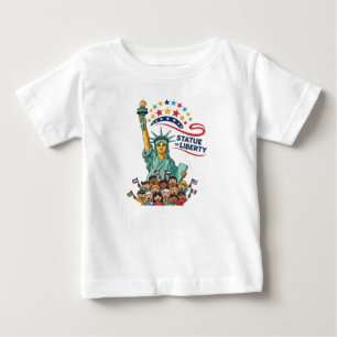 CAMISETA DE BEBÉ ESTATUA DE LA LIBERTAD