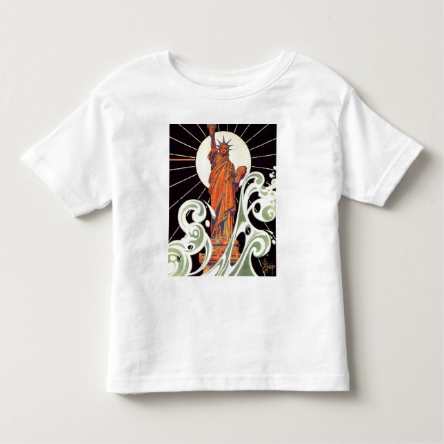 Camiseta De Bebé Estatua de la Libertad (Anverso)