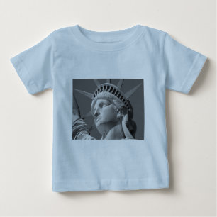 Camiseta De Bebé Estatua de la libertad en blanco y negro
