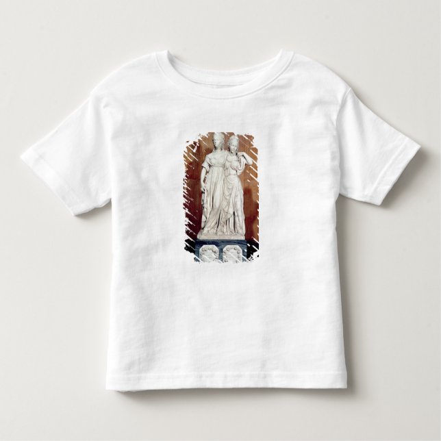 Camiseta De Bebé Estatua doble de las princesas Louise (1776-1810) (Anverso)