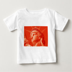 Camiseta De Bebé Estatua Roja de la Libertad