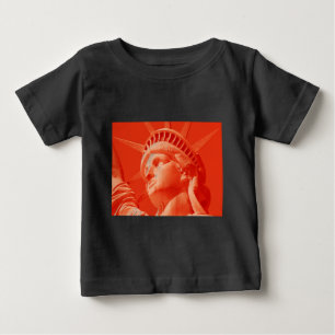 Camiseta De Bebé Estatua Roja de la Libertad