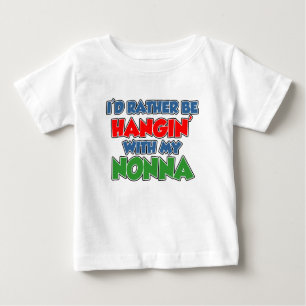 Camiseta De Bebé Esté colgando bastante con Nonna