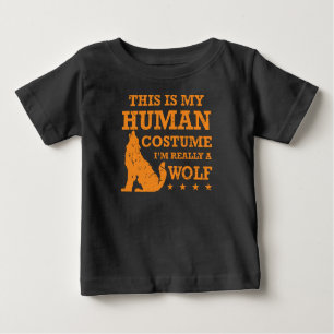 Camiseta De Bebé Este Es Mi Disfraz Humano. Soy Realmente Un Hallow