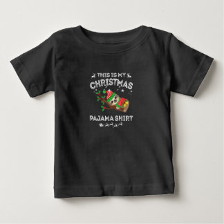 Camiseta De Bebé Este es mi Navidad Pajama Shirt Gracioso amor