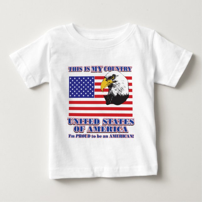 Camiseta De Bebé Este es mi país (Anverso)