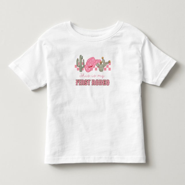Camiseta De Bebé Este Es Mi Primer Rodeo (Anverso)