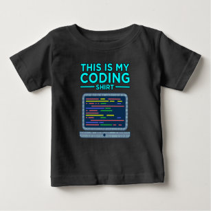 Camiseta De Bebé Este Es Mi Programador De Programación Para Ordena