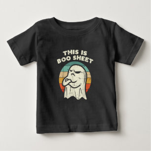 Camiseta De Bebé Este es un disfraz retro de Halloween de fantasma