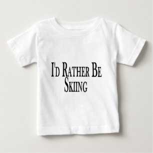 Camiseta De Bebé Esté esquiando bastante