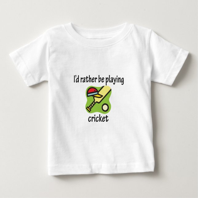 Camiseta De Bebé Esté jugando bastante al grillo (Anverso)