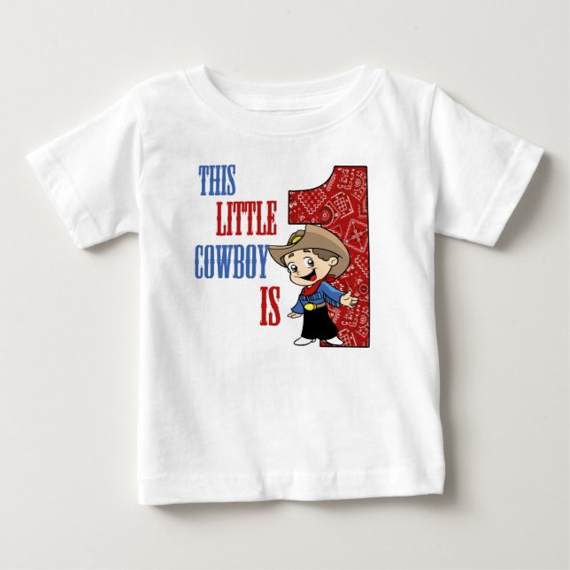 Camiseta De Bebé Este niñito es un té de cumpleaños (Anverso)