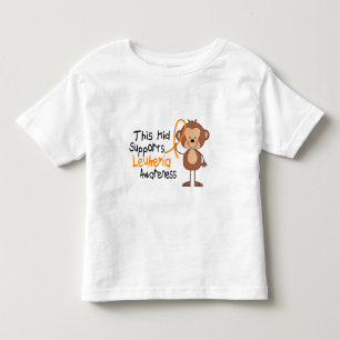 Camiseta De Bebé Este niño apoya conciencia de la leucemia