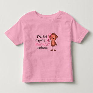 Camiseta De Bebé Este niño apoya conciencia del cáncer de pecho