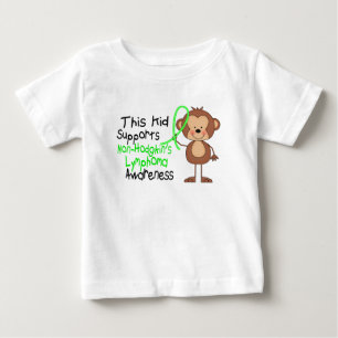 Camiseta De Bebé Este niño apoya conciencia del linfoma de