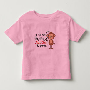 Camiseta De Bebé Este niño apoya conciencia del melanoma