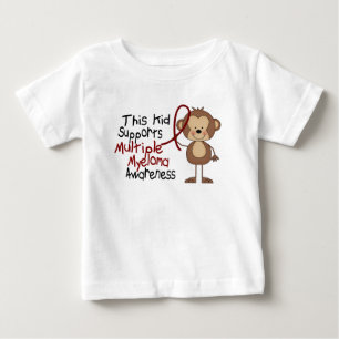 Camiseta De Bebé Este niño apoya conciencia del mieloma múltiple