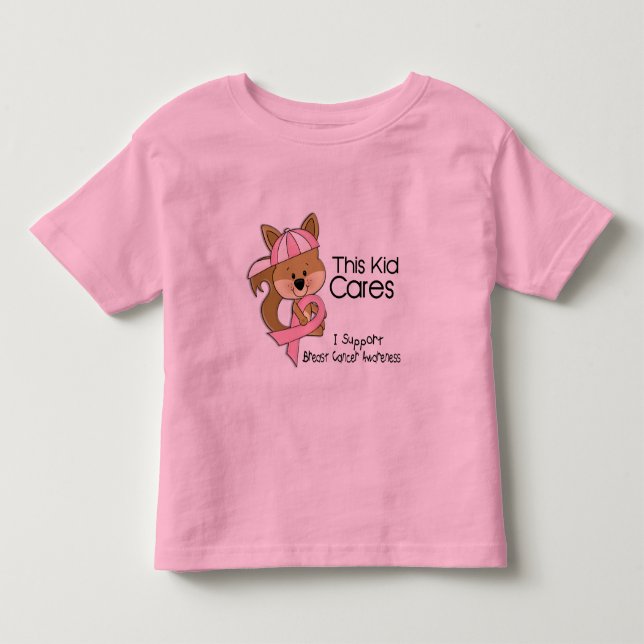 Camiseta De Bebé Este niño cuida conciencia del cáncer de pecho (Anverso)