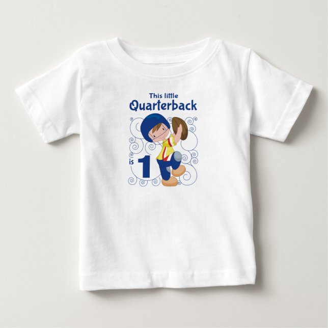Camiseta De Bebé Este pequeño estratega es 1 (Anverso)