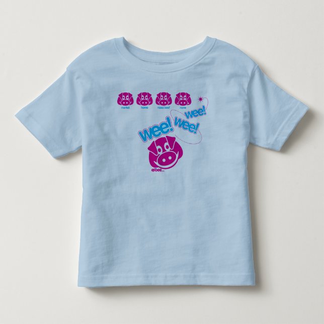 Camiseta De Bebé Este pequeño guarro (Anverso)