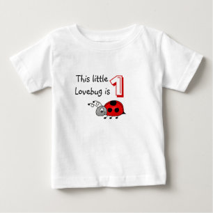 Camiseta De Bebé Este pequeño Lovebug es 1
