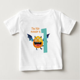 Camiseta De Bebé Este pequeño monstruo es una camiseta bebé