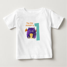 Camiseta De Bebé Este pequeño monstruo es uno
