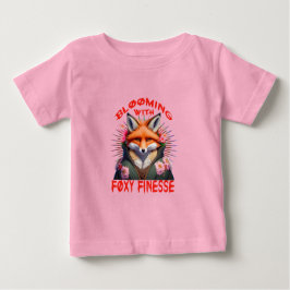 Camiseta De Bebé Estética de la moda de Fox en auge