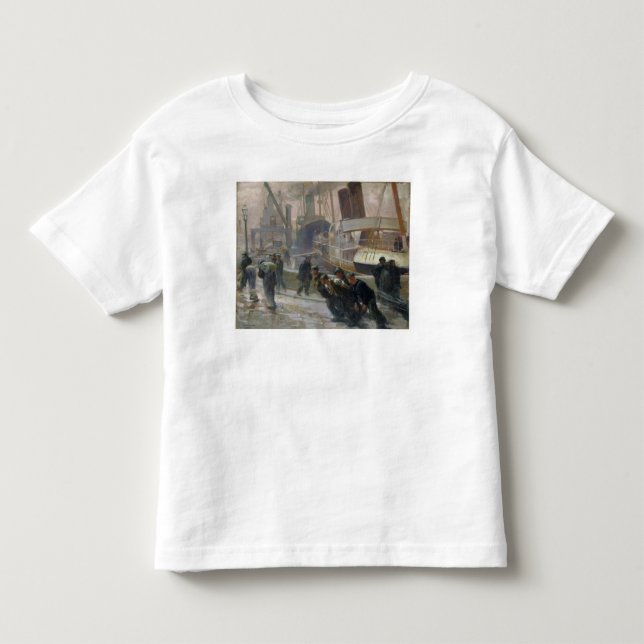 Camiseta De Bebé Estibadores de Liverpool en Dawn, 1903 (Anverso)