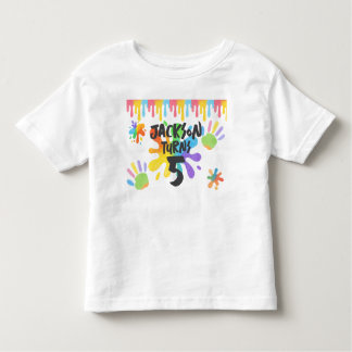 Camiseta De Bebé Estilo Crayon editable - Pintura artística y pieza