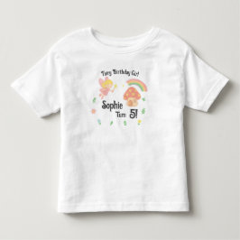 Camiseta De Bebé Estilo de crayón editable – Bosque de hongos de ha