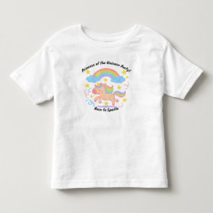Camiseta De Bebé Estilo de Crayón Editable – Brillo de Sueño de Uni