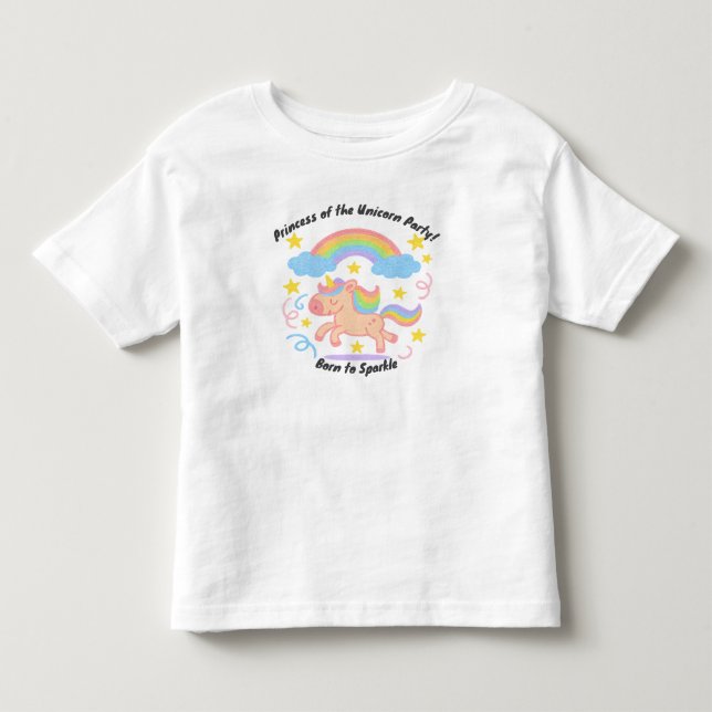 Camiseta De Bebé Estilo de Crayón Editable – Brillo de Sueño de Uni (Anverso)