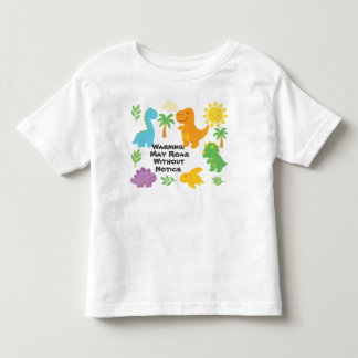 Camiseta De Bebé Estilo de Crayón Editable – Dinosaurio Roarsome