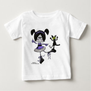 Camiseta De Bebé Estilo de Gótico Ballerina
