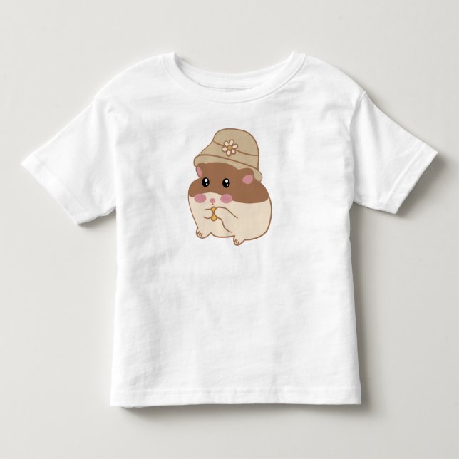 Camiseta De Bebé Estilo de personalizado de hámster corto (Anverso)