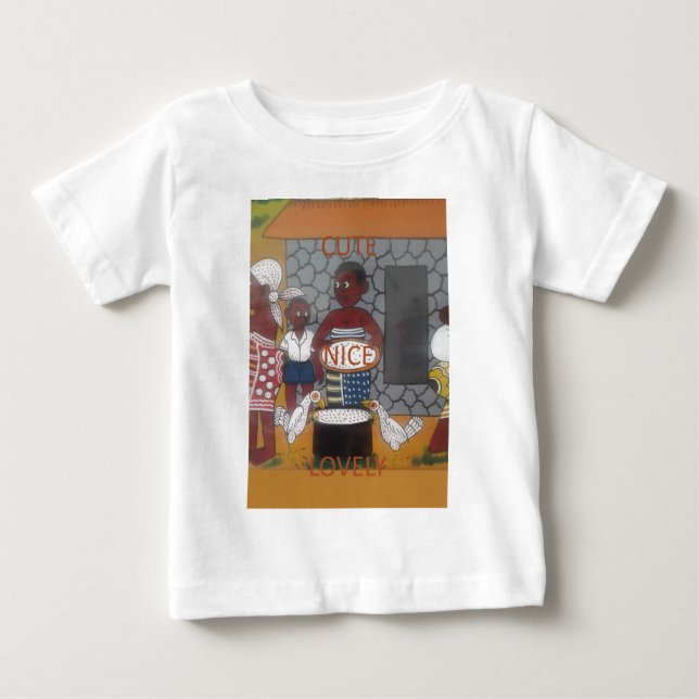 Camiseta De Bebé Estilo de vida tradicional africano (Anverso)