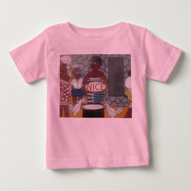 Camiseta De Bebé Estilo de vida tradicional africano (Anverso)