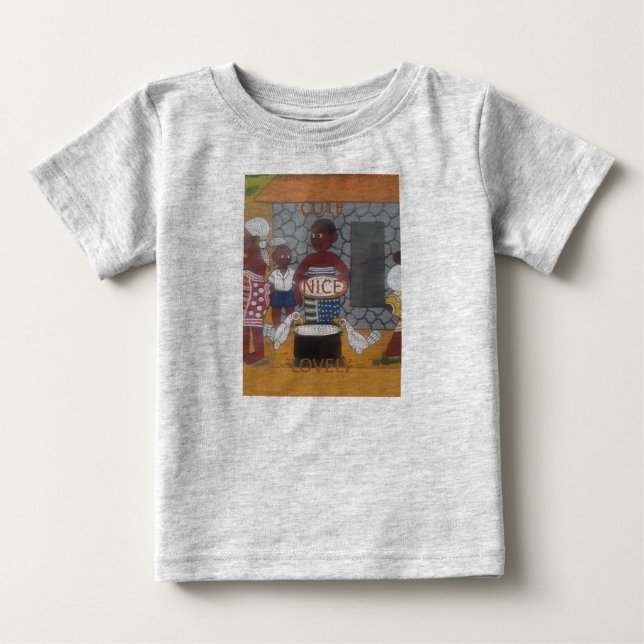 Camiseta De Bebé Estilo de vida tradicional africano (Anverso)