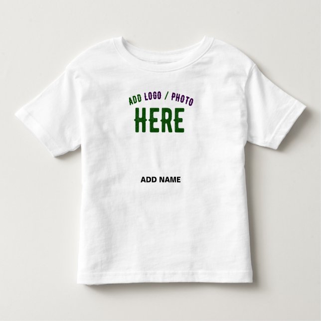 CAMISETA DE BEBÉ ESTILO MODERNO PERSONALIZABLE BLANCO VERIFICADO DE (Anverso)
