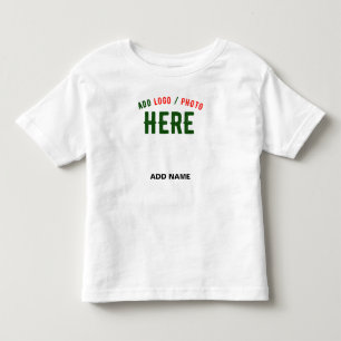CAMISETA DE BEBÉ ESTILO MODERNO PERSONALIZABLE BLANCO VERIFICADO DE